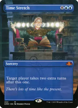 FOIL Time Stretch (Borderless) DOMINARIA REMASTERED = FULL ART = - Image 1