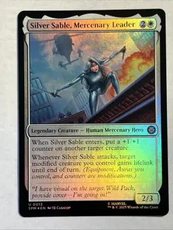 Silver Sable, Mercenary Leader Marvel's Spider-Man Foil - Image 1
