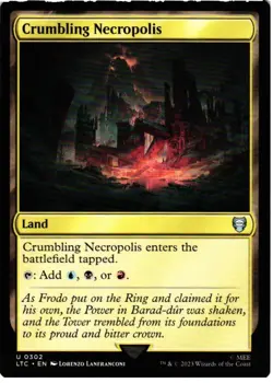Crumbling Necropolis 302 Commander: The Lord of the Rings NM MTG - Image 1