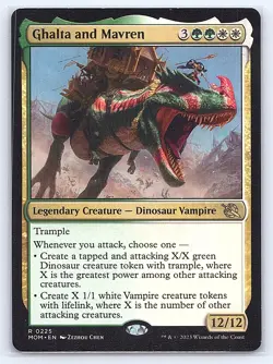 Ghalta and Mavren 225 Rare March of the Machine Magic: The Gathering LP - Image 1