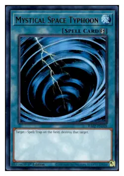 Yugioh Mystical Space Typhoon RA02-EN048 Ultra Rare NM - Image 1