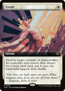 MTG Erode - Extended Art, NM-Mint, English Secrets of Strixhaven - Image 1