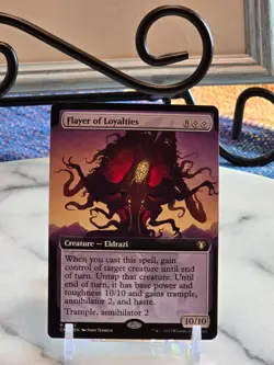 MTG Flayer of Loyalties (Extended Art) Commander Masters Regular LP - Image 1