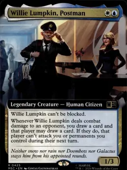 Willie Lumpkin, Postman (Extended Art) R Commander: Marvel Super Heroes 425 NM - Image 1