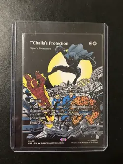 T'Challa's Protection - Teferi's Protection (Borderless) Marvel Universe nonFoil - Image 1