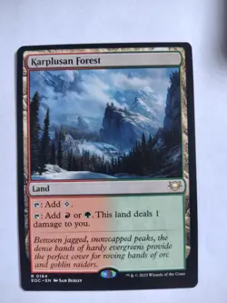 Karplusan Forest 164 R Commander: Edge of Eternities Magic: The Gathering NM/M - Image 1