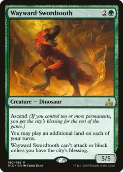 Wayward Swordtooth [RIX - 150] NM - Image 1
