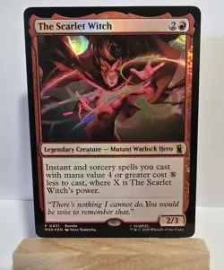 THE SCARLET WITCH Magic MTG Marvel Surper Heroes Promo Foil - Image 1
