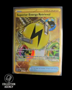 Pokemon Superior Energy Retrieval Hyper Rare Paldea Evolved Holo Card 277/193 - Image 1