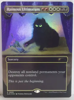 Ruinous Ultimatum [New, Near Mint] *Foil* {Purr Majesty SLD} - Image 1