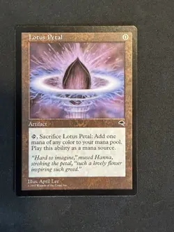 Magic The Gathering - Lotus Petal - Tempest - Image 1