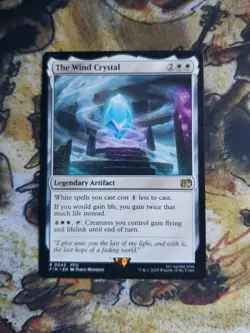 MTG The Wind Crystal Final Fantasy Regular Rare - Image 1
