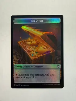 Treasure/Soldier Double-Sided Token 17/5 MTG Battle for Baldur's Gate Foil - Image 2