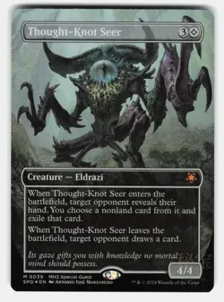 THOUGHT-KNOT SEER (BORDERLESS) FOIL - Magic: The Gathering - MANZANEDO NM/M - Image 1