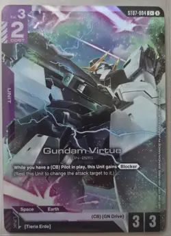 Gundam Card Game - Gundam Virtue ST07-004 C+ - Starter Deck 07 Celestial Drive - Image 1