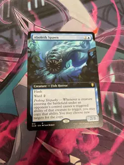 MTG - ABOLETH SPAWN - EXTENDED ART - RARE - NM - CLB - Image 1