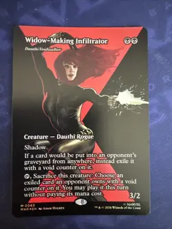 Widow-Making Infiltrator - Dauthi Voidwalker (Borderless) Marvel Universe... - Image 1