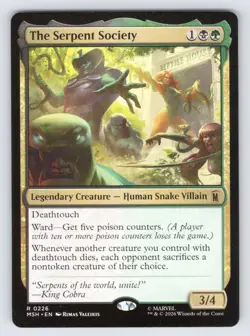 The Serpent Society 226 Rare Marvel Super Heroes Magic: The Gathering Near Mint - Image 1