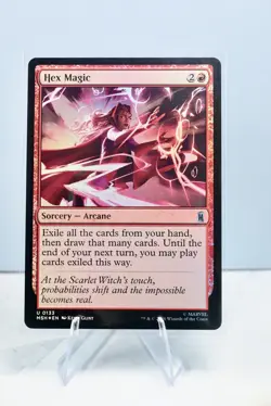 MTG - MSH - 0133 - FOIL Hex Magic Marvel Super Heroes - Image 1