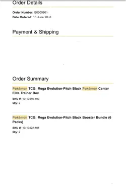 PRESALE Pokemon Pitch Black Elite Trainer Box ETB Pokemon Center Exclusive - Image 2