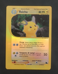 POKEMON Raichu 27/144 Skyridge Reverse - ITALIANO - Image 1
