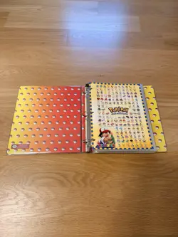NINTENDO POKEMON Pokedex TCG Card 3 Ring Binder 1999 Vintage Pikachu Meowth 41365040775 - Image 4