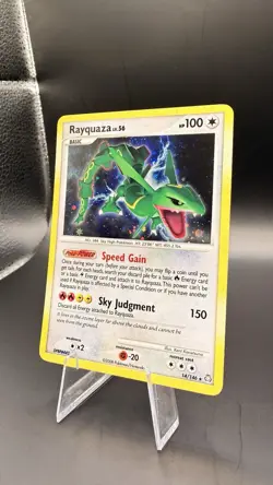 Pokemon TCG Rayquaza Legends Awakened Holo Rare Card 14/146 NM Condition! Swirl! - Image 3