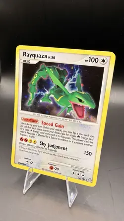 Pokemon TCG Rayquaza Legends Awakened Holo Rare Card 14/146 NM Condition! Swirl! - Image 5