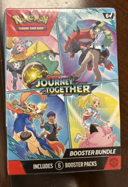 Pokemon Scarlet & Violet Journey Together Sealed Booster Bundle Box 6 Packs - Image 5