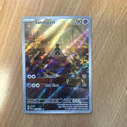 Pokemon TCG Sandygast Full Art Illustration Rare Card 214/193 Paldea Evolved - Image 1