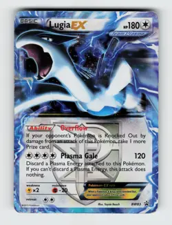 Lugia EX (Team Plasma) BW83 Holo Promo Black And White Promo Pokemon 2011 HP - Image 1