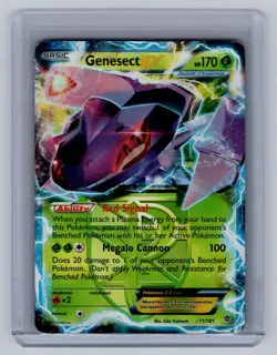 Genesect EX 11/101 Holo EX Rare Plasma Blast Pokemon Heavily Played - Image 1