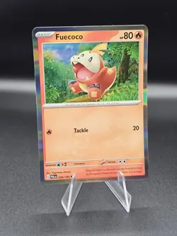 Pokemon TCG Sv 151 Fuecoco Paldea Evolved 034/193 Holo Rare NM - Image 1