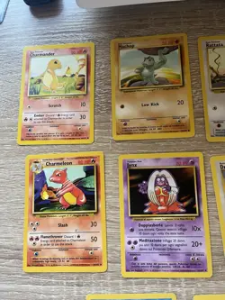 Lot Of 20 Base Set Pokemon Cards Vintage WOTC Non-Holo Commons/Bulk - Image 2