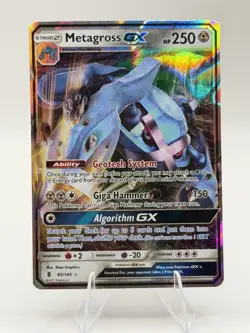 Metagross GX 85/145 SM Guardians Rising Ultra Rare NM Pokemon TCG - Image 1