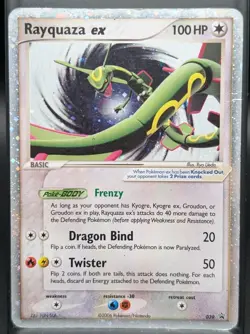 Rayquaza EX 2006 POKEMON Black Star Promo #039 HOLO HP - Image 1