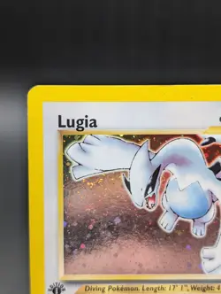 Lugia 9/111 1st Edition Neo Genesis Pokemon Holo Rare WOTC NO CREASES - Image 3