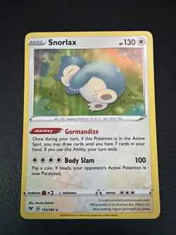 Pokemon TCG Snorlax Vivid Voltage 131/185 Holo Holo Rare - Image 1