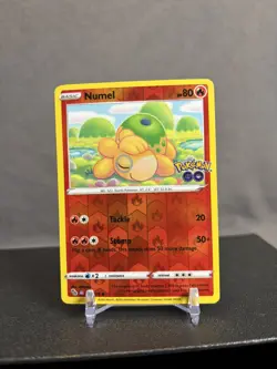 Numel (Peelable Ditto) Reverse Holo Common Pokemon GO 013/078 NM - Image 1