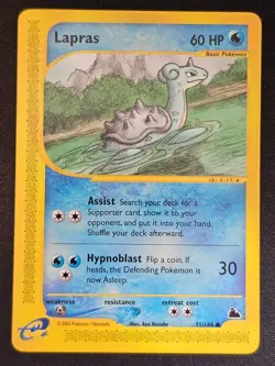 Pokemon TCG Lapras 71 Skyridge Mint Near Mint (non-holo) - Image 1
