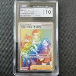 Miss Fortune Sisters Holo Secret Rare 209/196 Lost Origin English 2022 CGC 10 - Image 1