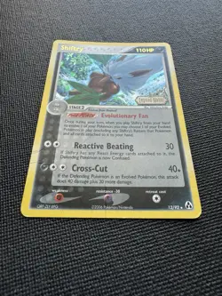 Shiftry 12/92 Holo Rare EX Legend Maker STAMPED Vintage 2006 Pokemon Card DMG - Image 3