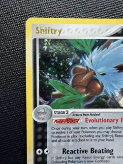 Shiftry 12/92 Holo Rare EX Legend Maker STAMPED Vintage 2006 Pokemon Card DMG - Image 4