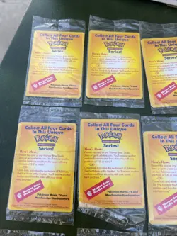 Pokemon 1999 First Movie - Sealed Promo Card Unopened - 19 Pack Lot Pikachu U - Image 2