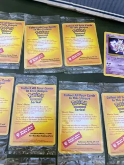 Pokemon 1999 First Movie - Sealed Promo Card Unopened - 19 Pack Lot Pikachu U - Image 3