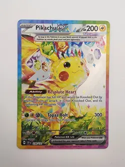 Pikachu EX 238/191 Surging Sparks Special Illustration Rare Pokemon TCG Card - Image 1
