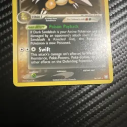 Dark Sandslash 18/109 Team Rocket Returns Rare Regular EN 2004 70 HP - Image 2