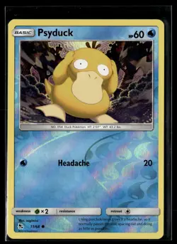 Pokemon TCG Hidden Fates #11/68 Psyduck Reverse Holo - Image 1