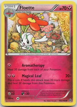 Floette 102/162 Uncommon BREAKthrough Pokemon LP-NM - Image 1