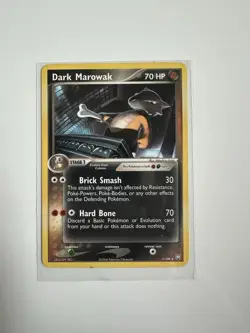 Pokemon TCG Dark Marowak Promo Card 7/109, Regular Rare - Image 1